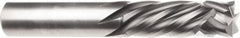 SGS - 8mm Cutting Diam x 25mm Length of Cut, 4 Flute, Compression Spiral Router Bit - Diamond Coated, Right Hand Cut, Solid Carbide, 63mm OAL x 8mm Shank Diam, Square End - A1 Tooling