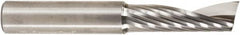 Amana Tool - 1/2" Cutting Diam x 1-5/8" Length of Cut, 1 Flute, Upcut Spiral Router Bit - Uncoated, Right Hand Cut, Solid Carbide, 3-1/2" OAL x 1/2" Shank Diam, 30° Helix Angle - A1 Tooling