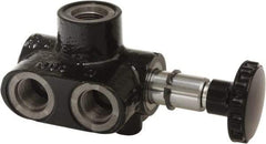 Parker - 10 GPM 1/2 Inlet Cast Iron Hydraulic Control Valve - 3/4-16 Thread, 3,000 psi, 2-3/4" Wide x 5.54" Long - A1 Tooling