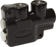 Parker - 15 GPM 5/8 Inlet Cast Iron Hydraulic Control Valve - 7/8-14 Thread, 2,500 psi, 1.88" Wide x 6.88" Long - A1 Tooling