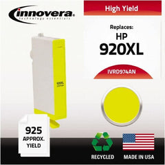 innovera - Yellow Inkjet Printer Cartridge - Use with HP Officejet 6000, 6000 Wireless, 6500, 6500 Wireless, Officejet Wide Format 7500A - A1 Tooling