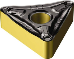 Sandvik Coromant - TNMG333 PM Grade 4305 Carbide Turning Insert - TiCN/AI2O3/TiN Finish, 60° Triangle, 3/8" Inscr Circle, 3/16" Thick, 3/64" Corner Radius - A1 Tooling