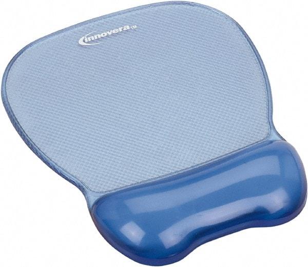 innovera - 9-5/8" x 8-1/4" x 1-1/8" Blue Mouse Pad - Use with Mouse - A1 Tooling