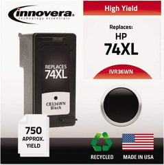 innovera - Black Inkjet Printer Cartridge - Use with HP Deskjet D4260, D4360, Officejet J5750, J5780, J6480, Photosmart C4240, C4250, C4280, C4350, C4380, C4385, C4480, C4580, C5240, C5250, C5280, C5580, D5345, D5360 - A1 Tooling