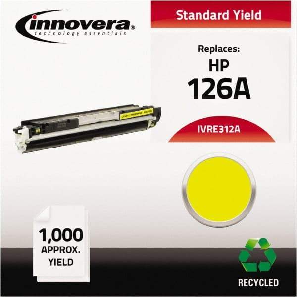 innovera - Yellow Toner Cartridge - Use with HP Color LaserJet CP1020, CP1025NW, LaserJet Pro 100 Color MFP M175A, M175NW, LaserJet Pro 200 Color MFP M275NW - A1 Tooling