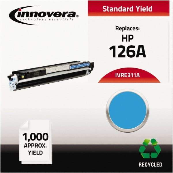 innovera - Cyan Toner Cartridge - Use with HP Color LaserJet CP1020, CP1025NW, LaserJet Pro 100 Color MFP M175A, M175NW, LaserJet Pro 200 Color MFP M275NW - A1 Tooling