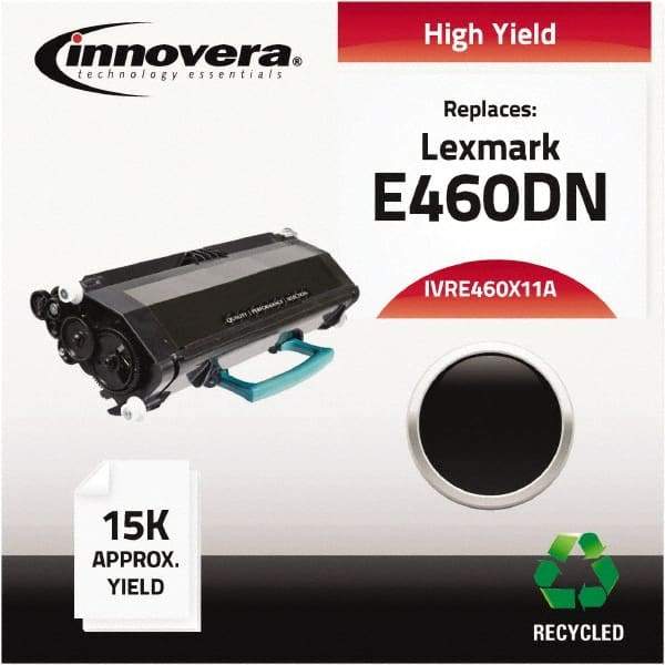 innovera - Black Toner Cartridge - Use with Lexmark E460dn, E460dw, E462DTN, X463DE, X464DE, X466DE - A1 Tooling