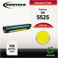 innovera - Yellow Toner Cartridge - Use with HP Color LaserJet Enterprise CP5520, CP5525n, CP5525dn, CP5525xh - A1 Tooling