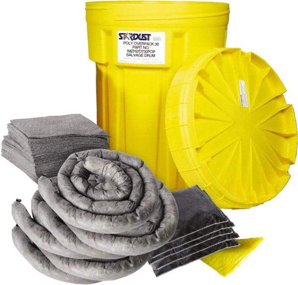 Stardust Spill Products - Spill Clean-Up System Accessory Kit Spill Kit - 30 Gal Mobile Spill Cart - A1 Tooling