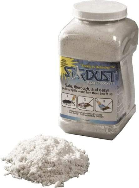 Stardust Spill Products - 3 Lb Jug Amorphous Alumina Silicate Granular Absorbent - Universal Use - A1 Tooling