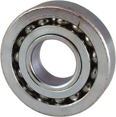 Nice - 1" Bore Diam, 2" OD, Open Unground Full Complement Radial Ball Bearing - 1/2" Wide, 1 Row, Round Bore, 1,737 Lb Dynamic Capacity - A1 Tooling