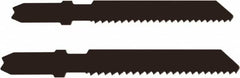 Disston - 3-1/8" Long, 12 Teeth per Inch, Carbon Steel Jig Saw Blade - Toothed Edge, 0.067" Thick, U-Shank, Raker Tooth Set - A1 Tooling