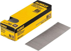 DeWALT - 18 Gauge 1-1/2" Long Brad Nails for Power Nailers - Steel, Bright Finish, Smooth Shank, Straight Stick Collation, Brad Head, Chisel Point - A1 Tooling