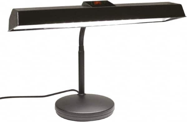 Electrix - 18 Watt, Gooseneck Machine Light - Weighted for Desk, LED Strip, Black - A1 Tooling