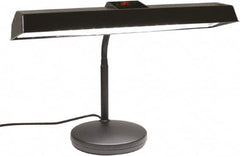 Electrix - 18 Watt, Gooseneck Machine Light - Weighted for Desk, LED Strip, Black - A1 Tooling