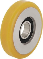 Blickle - 3 Inch Diameter x 63/64 Inch Wide, Polyurethane-Elastomer Blickle Extrathane Caster Wheel - 363 Lb. Capacity, 15/32 Inch Axle Diameter, Ball Bearing - A1 Tooling