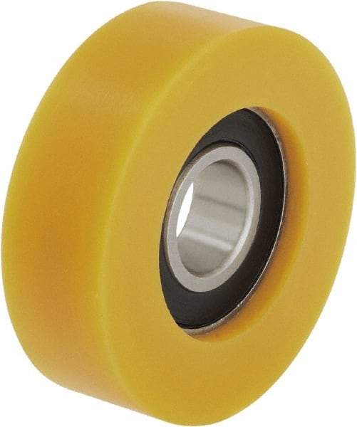 Blickle - 3 Inch Diameter x 25/32 Inch Wide, Polyurethane-Elastomer Blickle Extrathane Caster Wheel - 275 Lb. Capacity, 1 Inch Axle Diameter, Ball Bearing - A1 Tooling