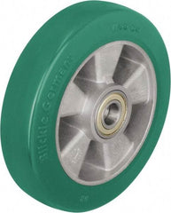 Blickle - 6-1/2 Inch Diameter x 1-31/32 Inch Wide, Polyurethane-Elastomer Blickle Softhane Caster Wheel - 1,210 Lb. Capacity, 25/32 Inch Axle Diameter, Ball Bearing - A1 Tooling