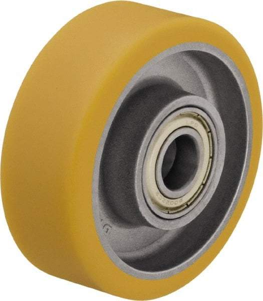 Blickle - 4 Inch Diameter x 1-37/64 Inch Wide, Polyurethane-Elastomer Blickle Extrathane Caster Wheel - 770 Lb. Capacity, 19/32 Inch Axle Diameter, Ball Bearing - A1 Tooling