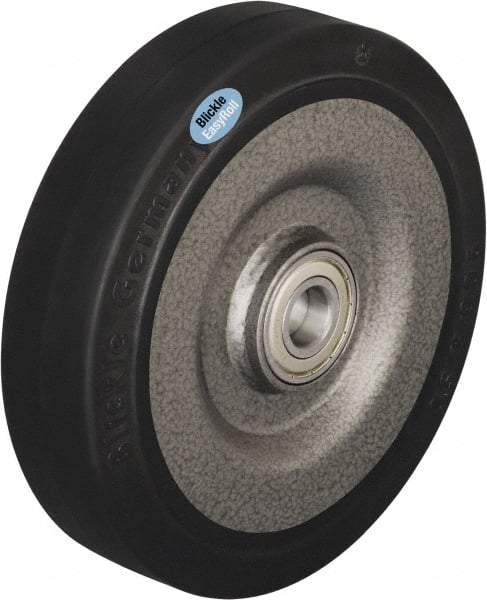 Blickle - 10 Inch Diameter x 2-23/64 Inch Wide, Solid Rubber Caster Wheel - 1,870 Lb. Capacity, 1 Inch Axle Diameter, Ball Bearing - A1 Tooling