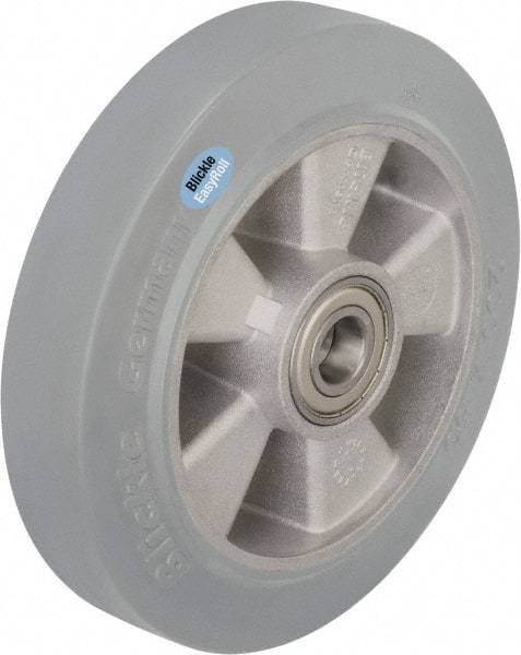 Blickle - 5 Inch Diameter x 1-31/32 Inch Wide, Solid Rubber Caster Wheel - 594 Lb. Capacity, 25/32 Inch Axle Diameter, Ball Bearing - A1 Tooling