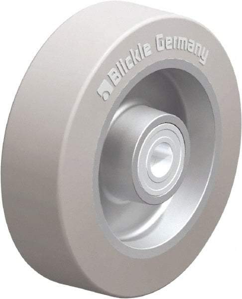 Blickle - 5 Inch Diameter x 1-37/64 Inch Wide, Solid Rubber Caster Wheel - 550 Lb. Capacity, 19/32 Inch Axle Diameter, Ball Bearing - A1 Tooling