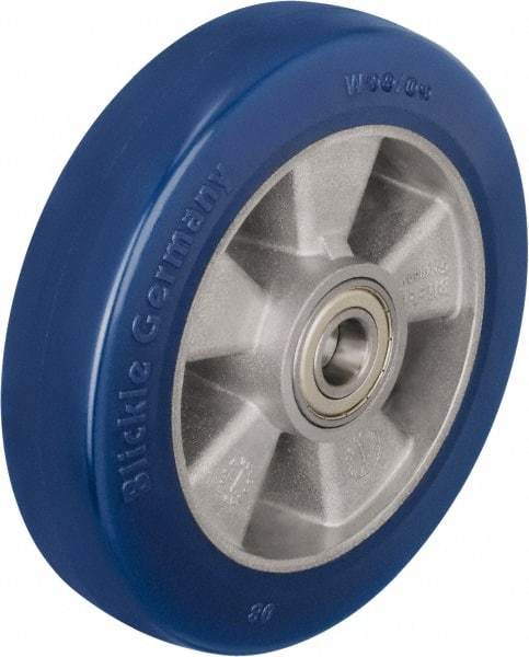 Blickle - 8 Inch Diameter x 1-31/32 Inch Wide, Polyurethane-Elastomer Blickle Besthane Caster Wheel - 1,540 Lb. Capacity, 25/32 Inch Axle Diameter, Ball Bearing - A1 Tooling