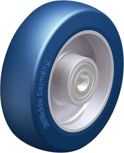 Blickle - 5 Inch Diameter x 1-37/64 Inch Wide, Polyurethane-Elastomer Blickle Besthane Caster Wheel - 770 Lb. Capacity, 19/32 Inch Axle Diameter, Ball Bearing - A1 Tooling