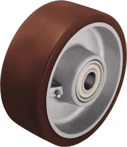 Blickle - 8 Inch Diameter x 3-9/64 Inch Wide, Polyurethane-Elastomer Blickle Besthane Caster Wheel - 3,520 Lb. Capacity, 1 Inch Axle Diameter, Ball Bearing - A1 Tooling