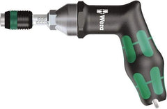 Wera - 1 Piece, 4 to 8.8 N/m, Adjustable Torque Limiting Screwdriver - 0.025" Drive - A1 Tooling