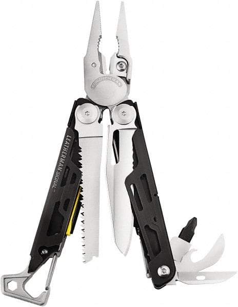 Leatherman - 19 Piece, Multi-Tool Set - Stainless Steel, 4-1/2" OAL, 4-1/2" Closed Length - A1 Tooling