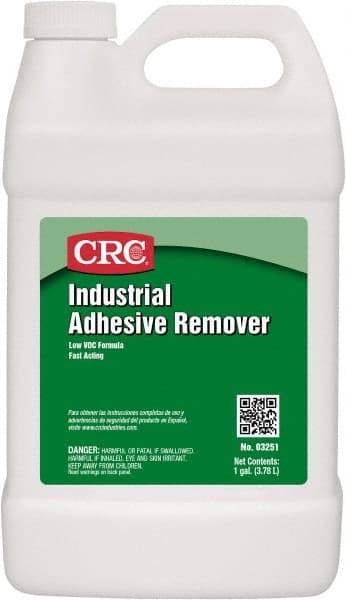 CRC - 1 Gal Bottle Adhesive Remover - VOC Content g/L 0, Removes Adhesives - A1 Tooling