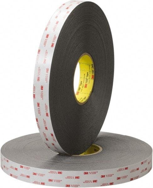 3M - 1" x 36 Yd Acrylic Adhesive Double Sided Tape - 45 mil Thick, Polyethylene Foam Liner, Series 5952WF - A1 Tooling