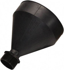 Funnel King - 9-3/16" High x 7-1/2" Diam, Polyethylene, Drum Funnel - 55 Gal Drum/Pail Capacity - A1 Tooling