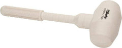 Beta - 35 oz Head 2-23/64" Face Diam Rubber Dead Blow Hammer - 11-13/16" OAL, Rubber Handle - A1 Tooling