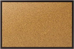 Quartet - 24" Wide x 18" High Open Cork Bulletin Board - Natural (Color) - A1 Tooling