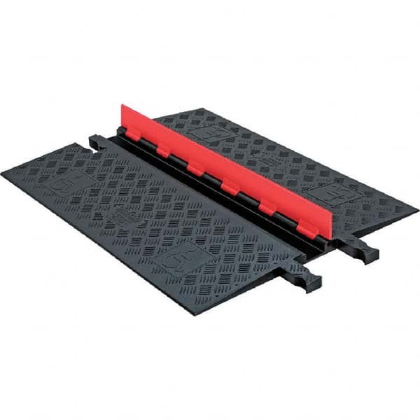 Checkers - On Floor Cable Covers Cover Material: Polyurethane Number of Channels: 1 - A1 Tooling