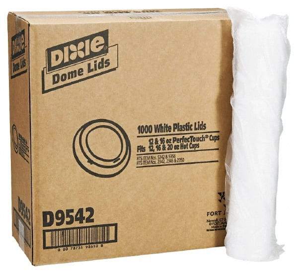 Dixie - Dixie Dome Drink-Thru Lids for 10-16 oz Hot Cups - White - A1 Tooling