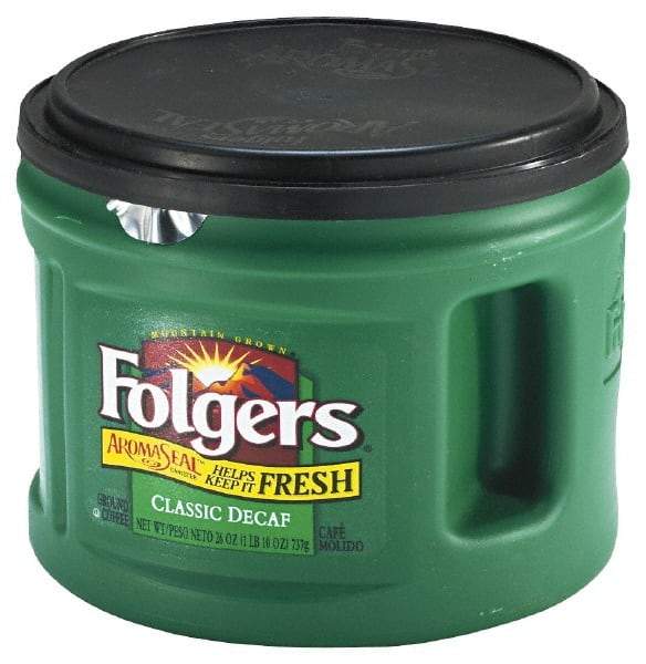 Folgers - Folgers Decaffeinated Ground Coffee, 22.6 oz. Can - A1 Tooling