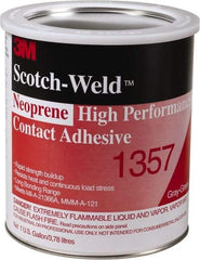 3M - Construction Adhesives - 1357 1G NEOPRN GRY/GRN SCOTCHWELD HP CONTACT ADH - A1 Tooling