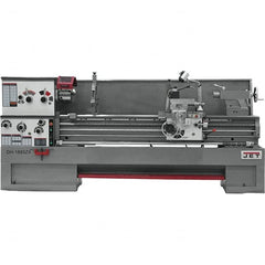 Jet - 18" Swing, 60" Between Centers, 230 Volt, Triple Phase Engine Lathe - 7MT Taper, 7-1/2 hp, 25 to 1,800 RPM, 3-1/8" Bore Diam - A1 Tooling