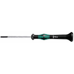 Wera - 0.8mm Blade Width, 137mm OAL, Precision Slotted Screwdriver - A1 Tooling