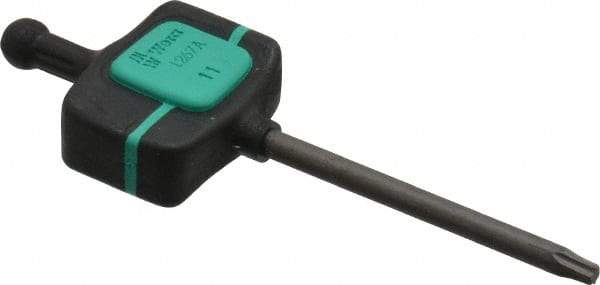 Wera - T8 Torx Key - Flag-Style, Alloy Steel, 1-37/64" Length Under Head, 62mm OAL - A1 Tooling