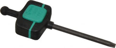 Wera - T10 Torx Key - Flag-Style, Alloy Steel, 1-37/64" Length Under Head, 62mm OAL - A1 Tooling