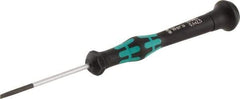 Wera - 2.5mm Blade Width, 147mm OAL, Precision Slotted Screwdriver - 50mm Blade Length, Round Shank, Ergonomic Handle - A1 Tooling