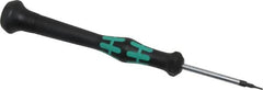 Wera - 0.9mm Precision Miniature Hex Driver - 1-9/16" Bade Length, Ergonomic with Spinning Cap Handle, 1-9/16" OAL - A1 Tooling