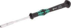 Wera - 7/64" Solid Shaft Precision Nutdriver - Ergonomic Handle, 6-1/4" OAL - A1 Tooling