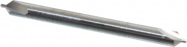 Hertel - #0 Plain Cut 90° Incl Angle Solid Carbide Combo Drill & Countersink - A1 Tooling