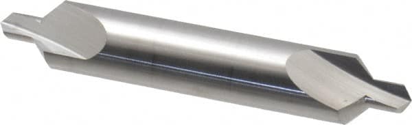 Hertel - #6 Plain Cut 90° Incl Angle Solid Carbide Combo Drill & Countersink - A1 Tooling