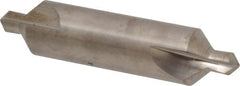 Hertel - #8 Plain Cut 90° Incl Angle Solid Carbide Combo Drill & Countersink - A1 Tooling